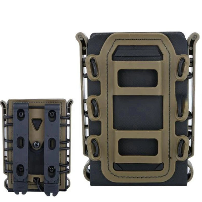 5.56 Magazine Pouch Carrier Fast Mag Flexible Molle for AK 74/47 AR M4 5.56/7.62 Mag Pouch Rifle Pistol Magazine Holder