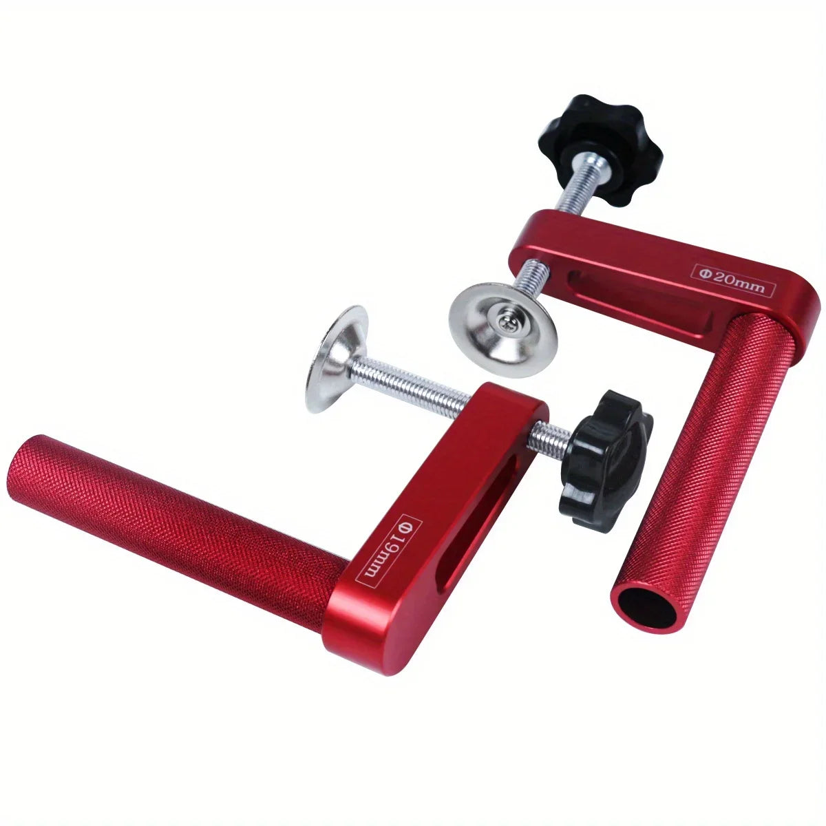 1pc/2pcs Dog Hole Clamp 19mm / 20mm Woodworking Bench Stop Bench Dog Clamp Aluminum Alloy Desktop Fixed Clip - Hold Down Clamps