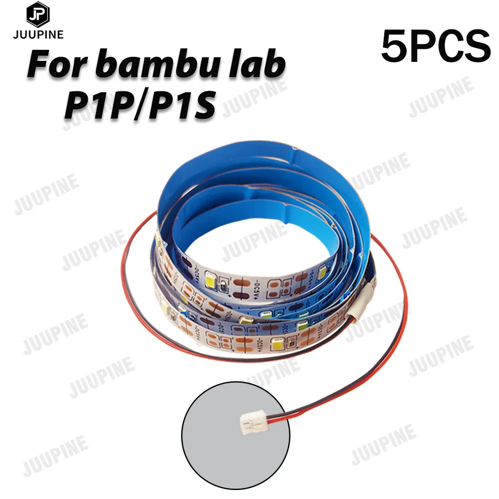 0.3A For Bambu Lab Light P1p P1s X1 X1C LED Light Strip 0.3A LED Light Kit 5V 150cm  High-end Lighting Lamp Bright For Bambulab