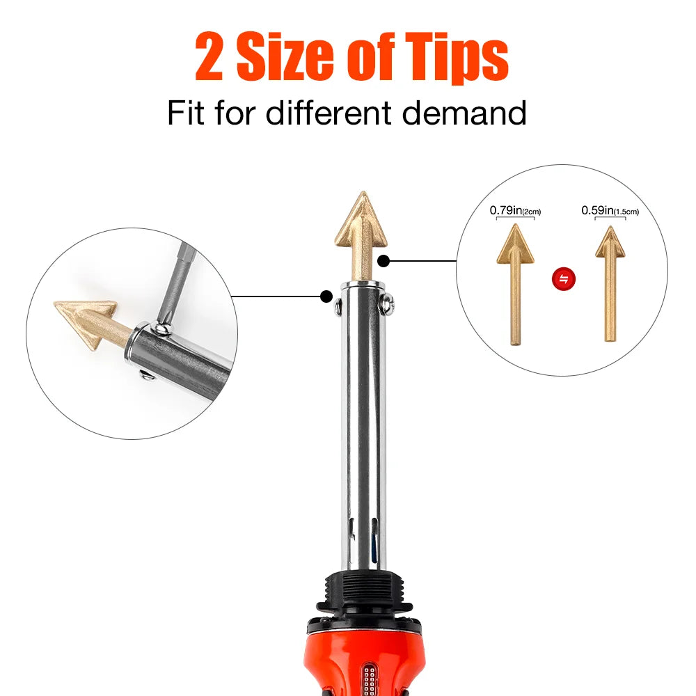 50W/100W Car Bumper Repair Soldering Iron, Adjustable Temperature Welding Rework Station, Soldering Iron Tip Repair Ironing Tool