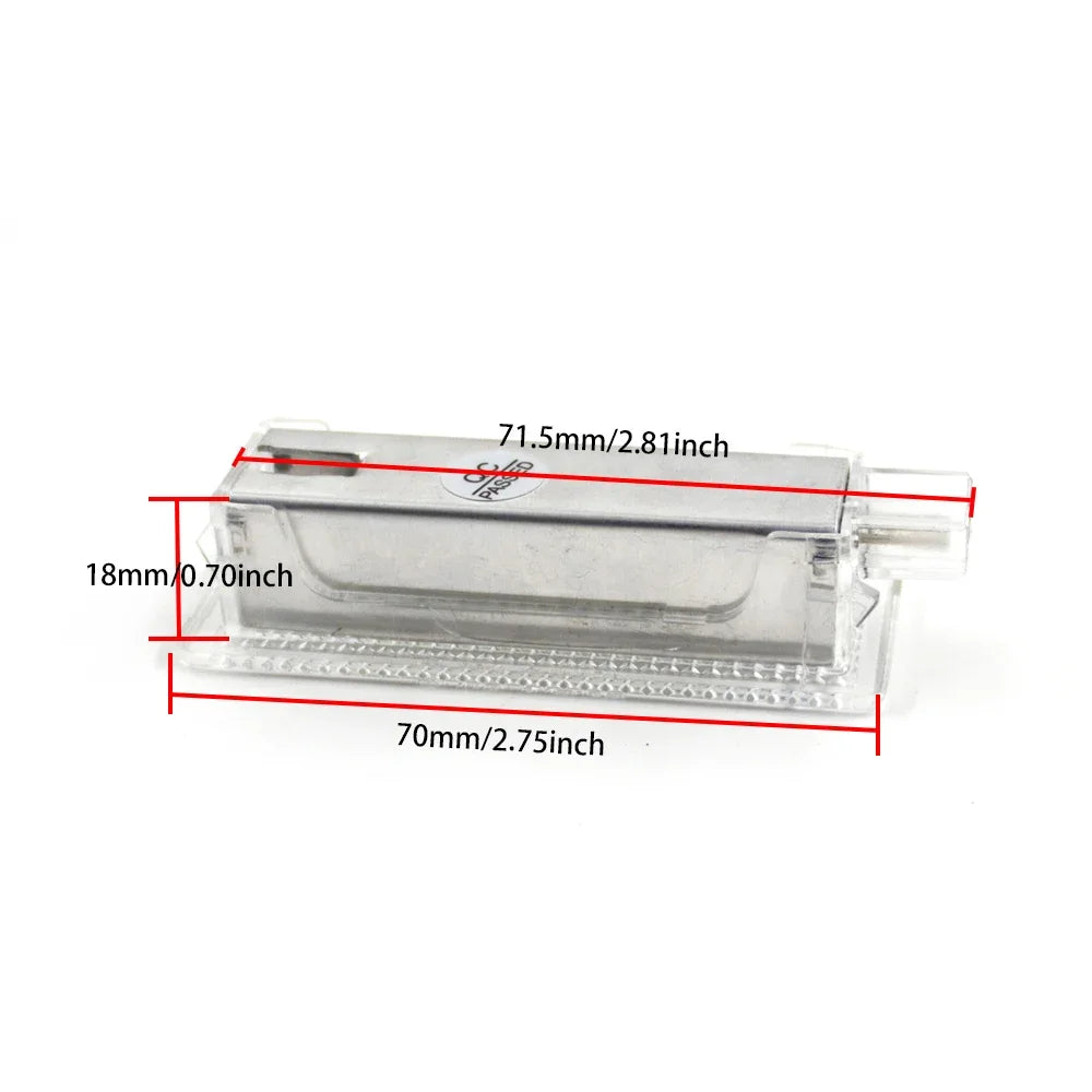 ATVOV 2PCS Car 18-SMD LED Courtesy Footwell Step Welcome Interior Light Luggage for BMW E60 E70 E90 E87 E92 E93 F01 F10 F11 X5