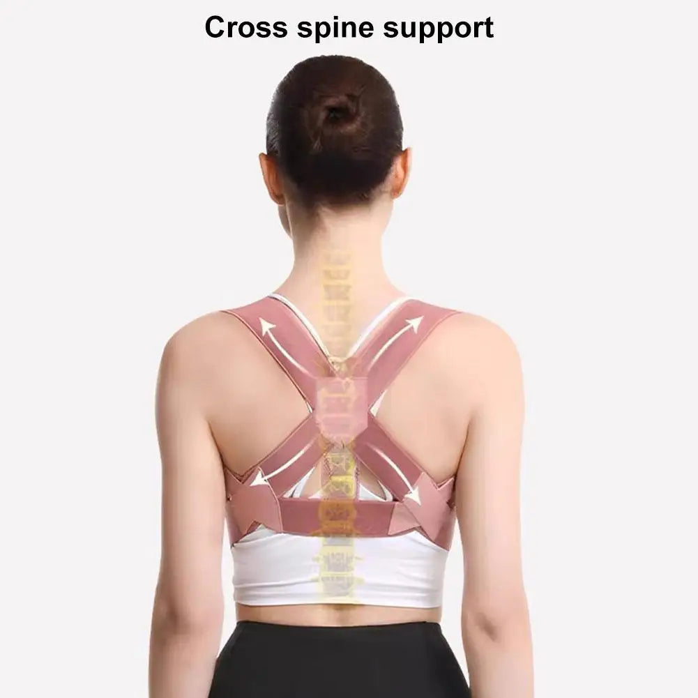 1PCS Hunchback Corrector Belt Stretchy And Breathable Fabric Even And Stable Quick Correction Correction Of Sitting Posture