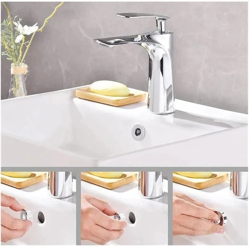 4Pcs Kitchen Bathroom Basin Circular Overflow Drain Cover Decoration Bathtub Sink Hole Overflow Hollow Washbasin Overflow