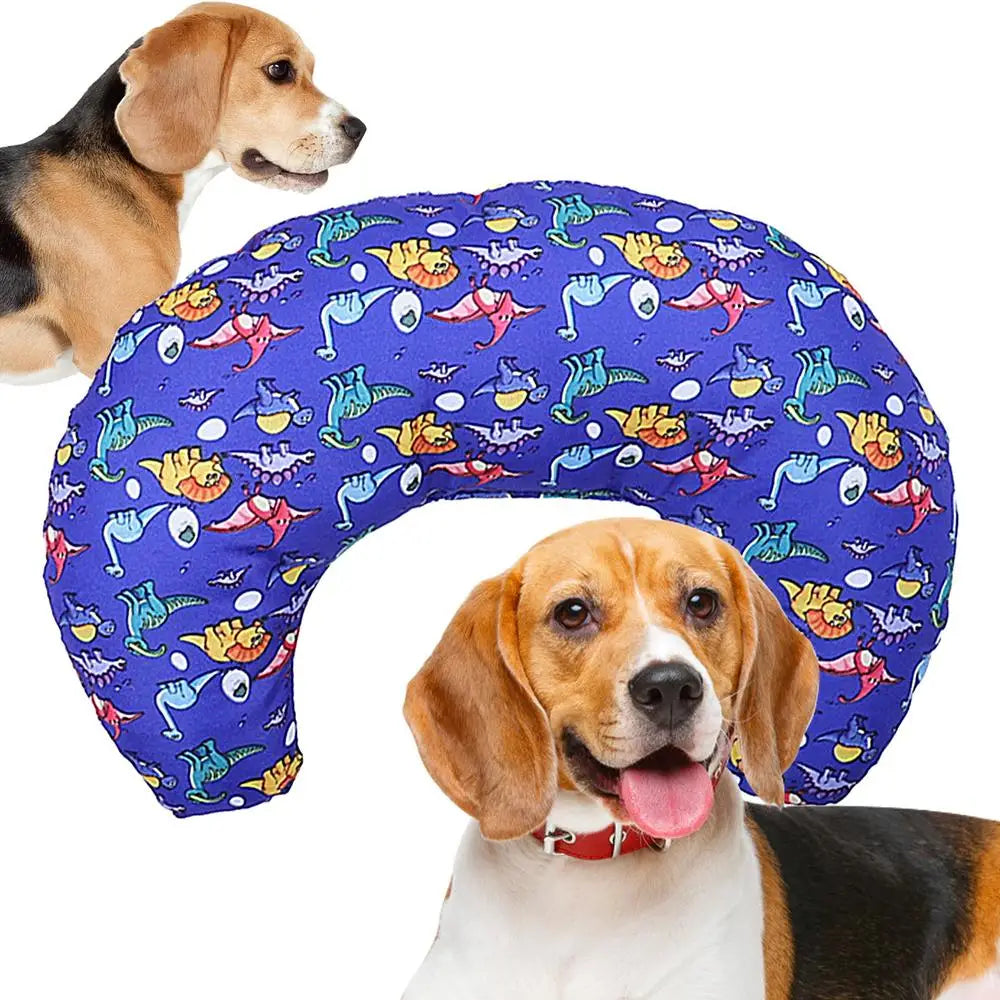 Calming Pillow For Dogs U Shape Soft Cat Bed Pillow Half Donut Cuddler Comfort Cuddler Pillow For Joint Relief