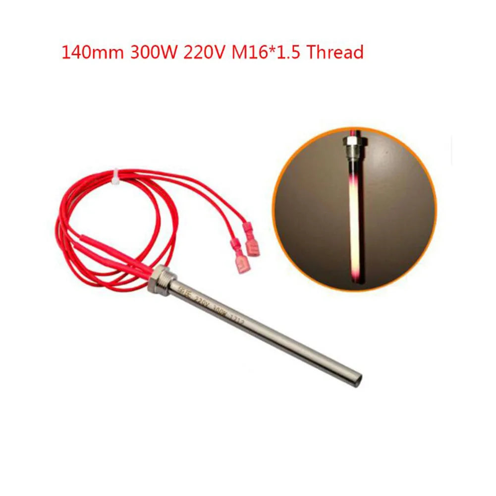 300W / 350W 220V Ignition Igniter Hot Rod Wood Pellet Stove Heating Tube Fireplace Grill Stove Part 140/150/170mm