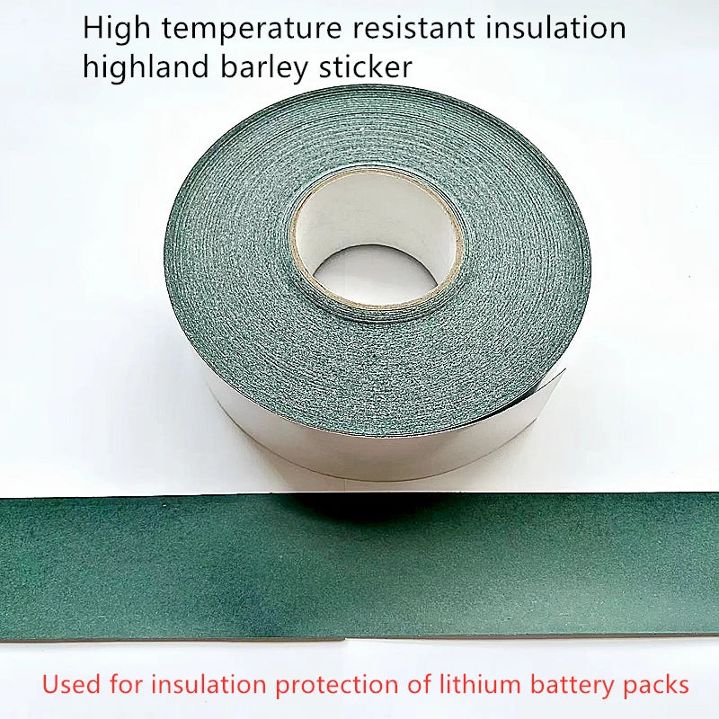 5 Meters/Roll 18650 21700 lithium Battery Pack Insulation Sticker, Highland Barley Paper Wrapped WithAdhesive Backing