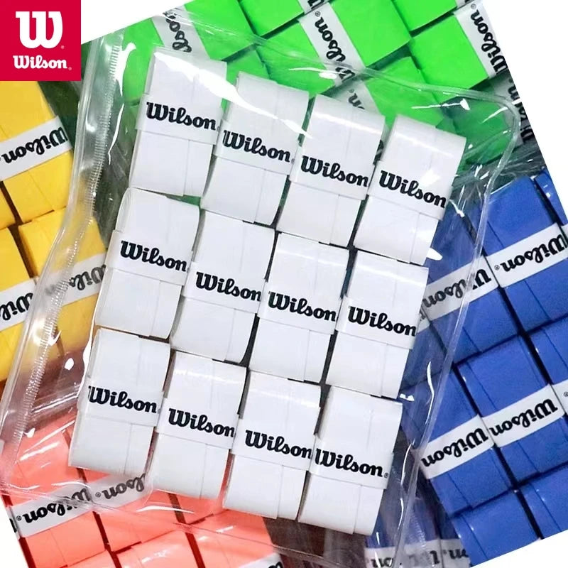 24/12 Pcs Wilson Hand Glue Non-slip Belt Tennis Racket Grip Tape Anti-slip Band Fishing Pole Sweatband Pu Handle