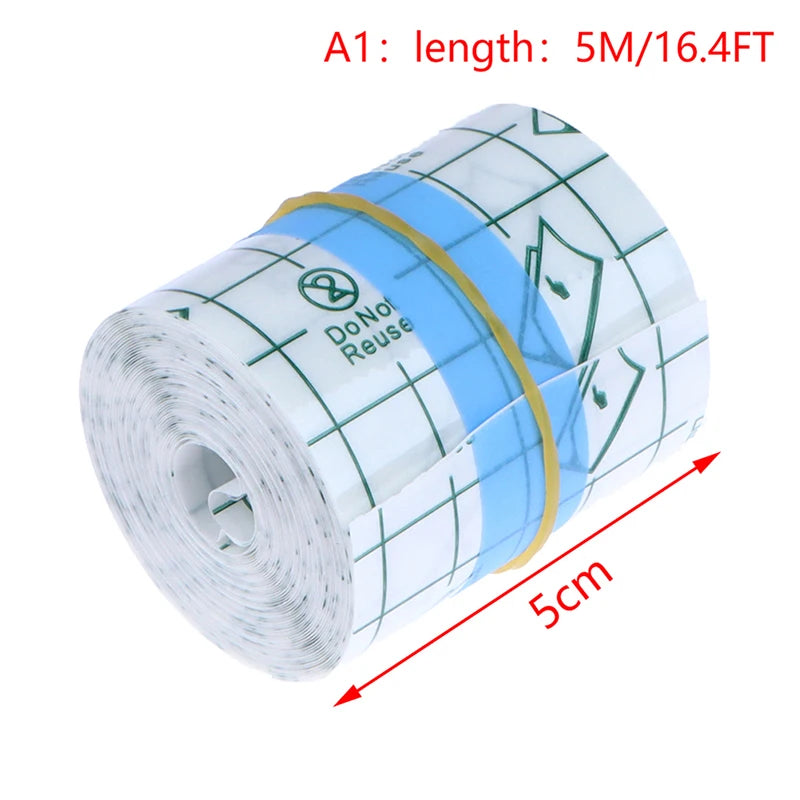 5m Waterproof Protective Tattoo Healing Film For Aftercare Bandage Transparent Skin Repair Wrap Roll