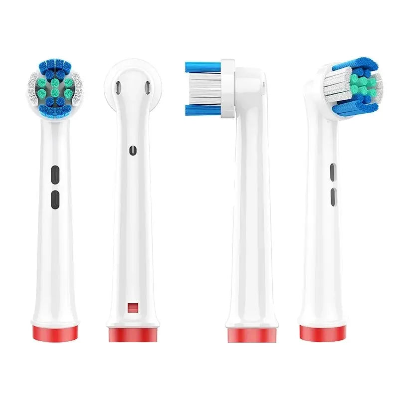 4PCS Dupont Bristle Electric Toothbrush Heads Whiten Teeth/Daily Clean/Precison Cleaning/Soft Care Teeth Function For Oral B