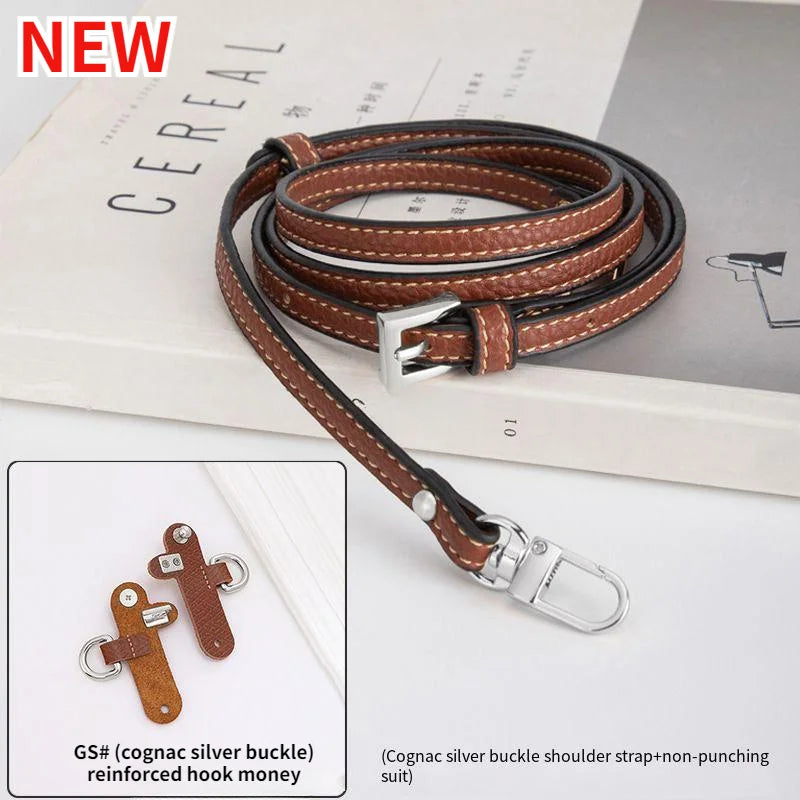 Bag Accessories Hooks Shoulder Straps For Long champ Leather Accessories DIY Mini Transformation Punch Free Shoulder Crossbody