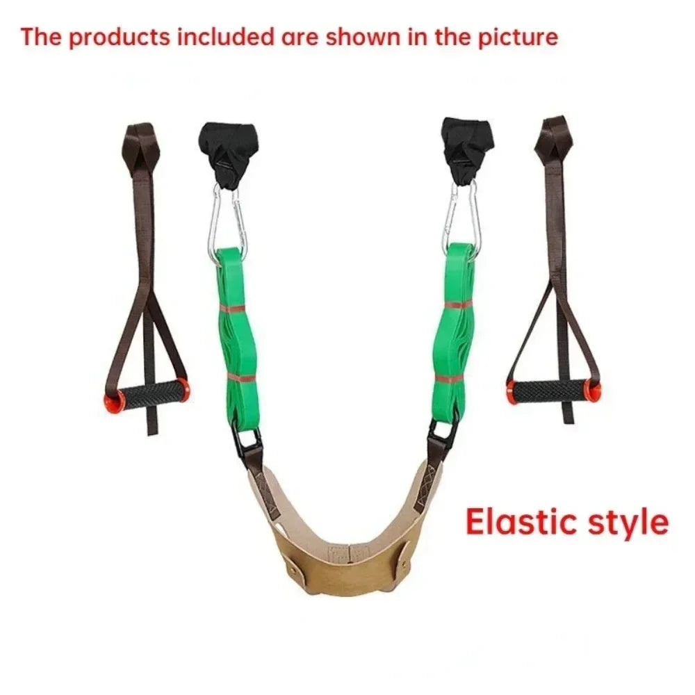 Adjustable Cervical Traction Belt Leather Suspension Neck Strengthening Stretch Frame Home Outdoor Correction Neck Joint Sling