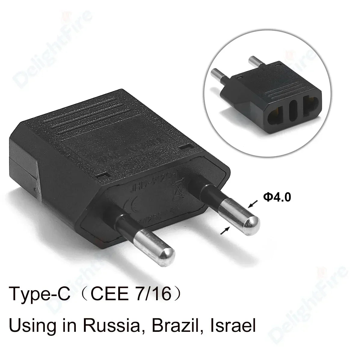 1pcs EU Adapter Travel Converter Adapter American China US To EU Plug Euro Plug electrical Adapter AC Electrical Socket Outlet