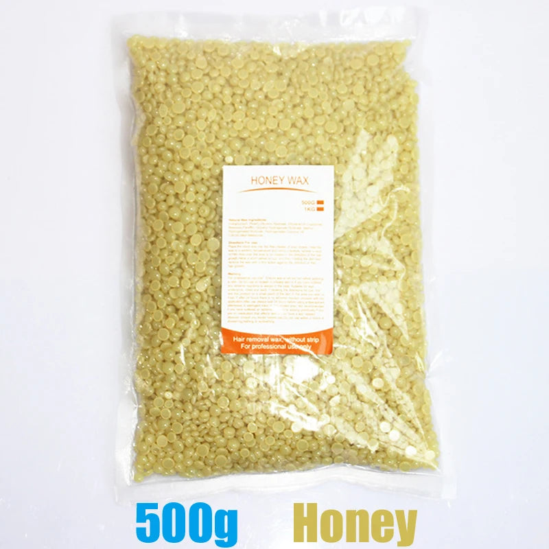 500g/200g/50g Hair Removal Wax Beans for Body Hair Removal Depilatory Wax Heater Removal Hot Film Depilatory Beans Beads