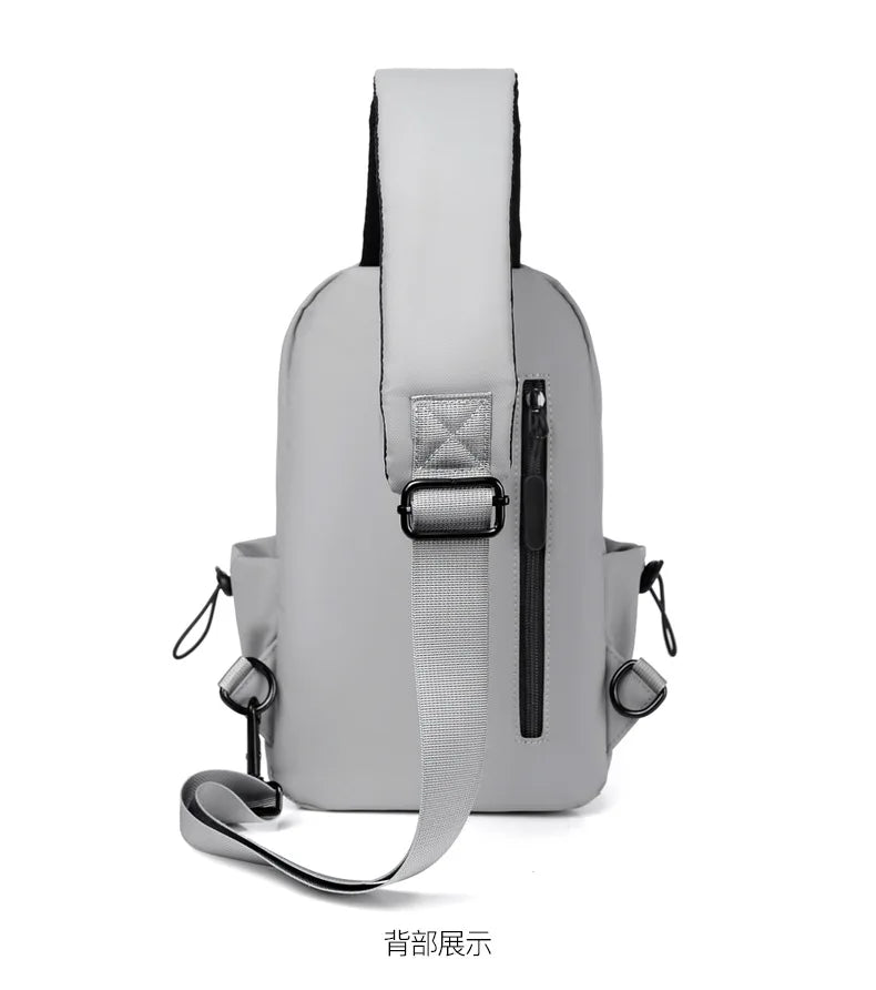 2023 New Multifunctional Chest Bag Men Chest Bag Outdoor Casual Fashion One Shoulder Crossbody Bag