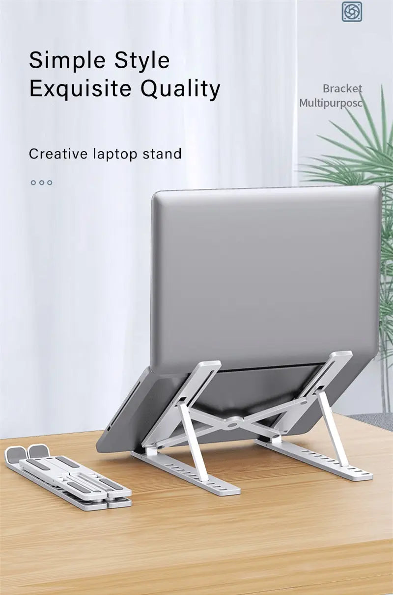 Computer Laptop Stand Portable Multi Purpose Flexible Adjustment Tablet Computer Stand Desktop Elevated Rack Heat Dissipation