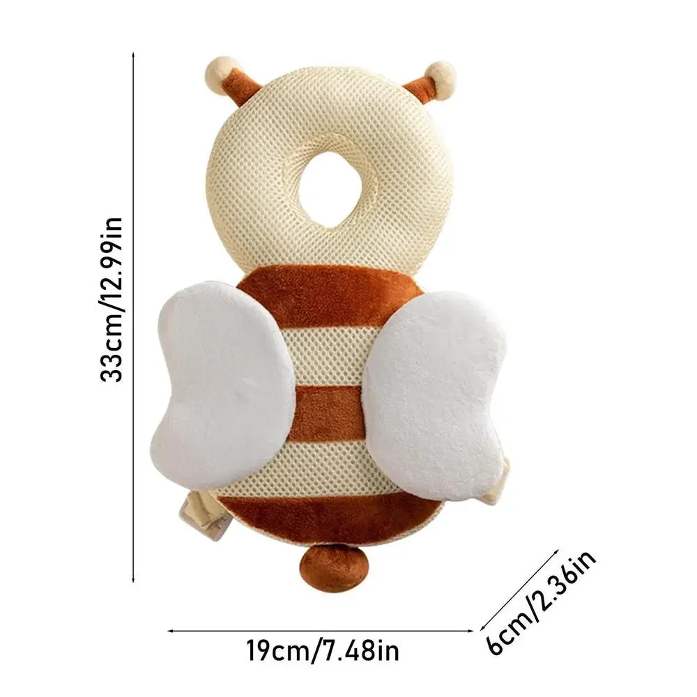 Baby Head Protector Backpack Pillow For Kids 1-3 Y Toddler Children Soft PP Cotton Protective Cushion Cartoon Security Pillows