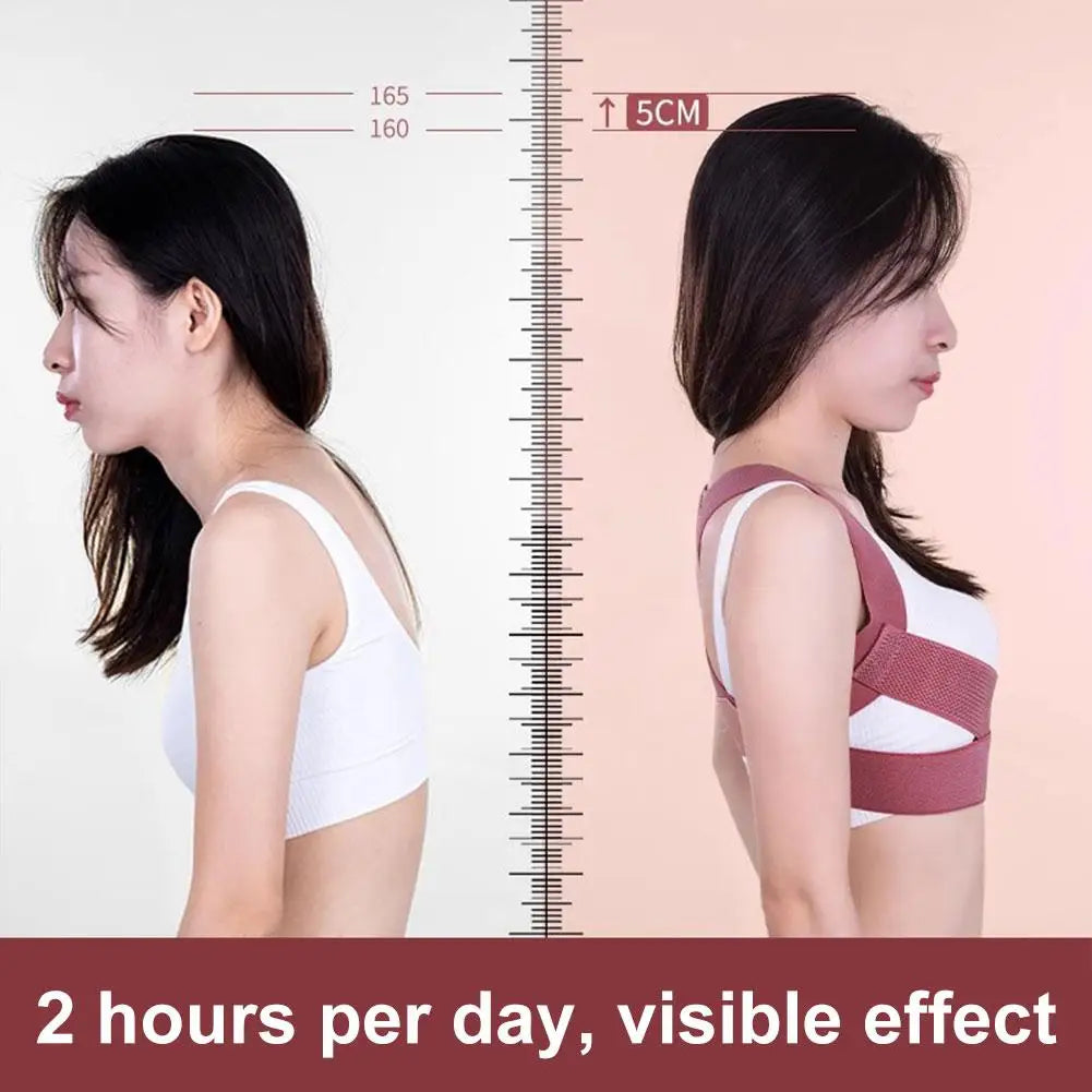 1PCS Hunchback Corrector Belt Stretchy And Breathable Fabric Even And Stable Quick Correction Correction Of Sitting Posture