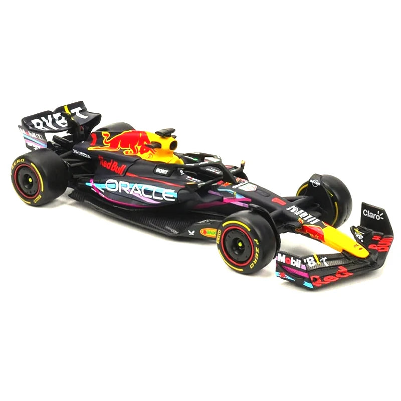 Bburago 1:43 Aston Martin AMR23 Mercedes W14 Red Bull RB19 Miami GP Ferrari SF23 Alpine A523 F1 Model Formula Car Static Racing