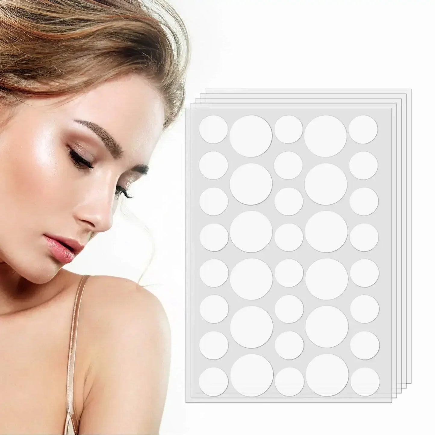 72/180Pcs Invisible Acne Patches Removal Pimple Anti-Acne Hydrocolloid Patches Spots Marks Concealer Repair Sticker Waterproof