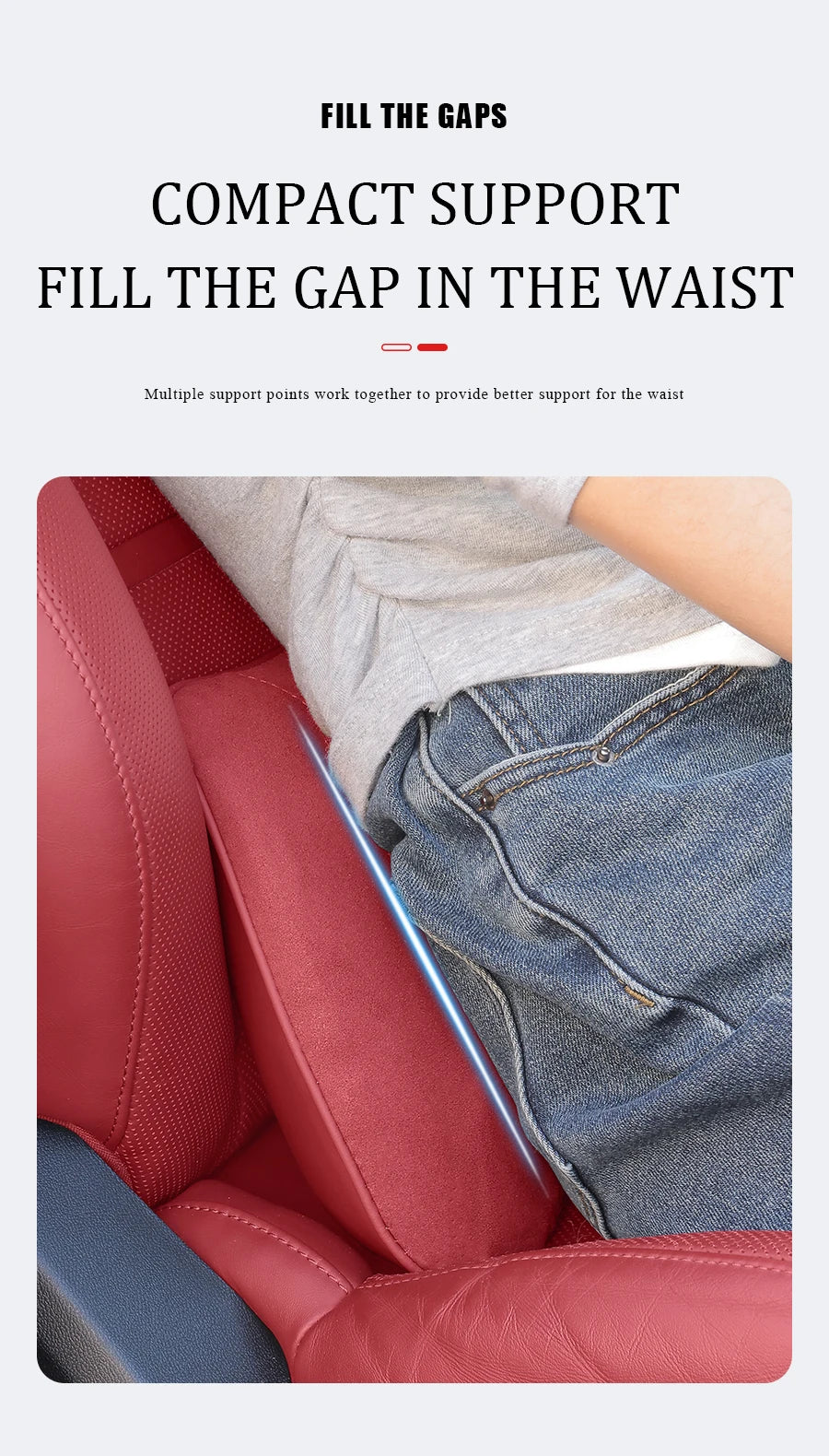 2025 New Car Headrest Waist Pillow Neck Lumbar Support Memory Foam Seat Protective Cushion Accessories S Class Soft Universal