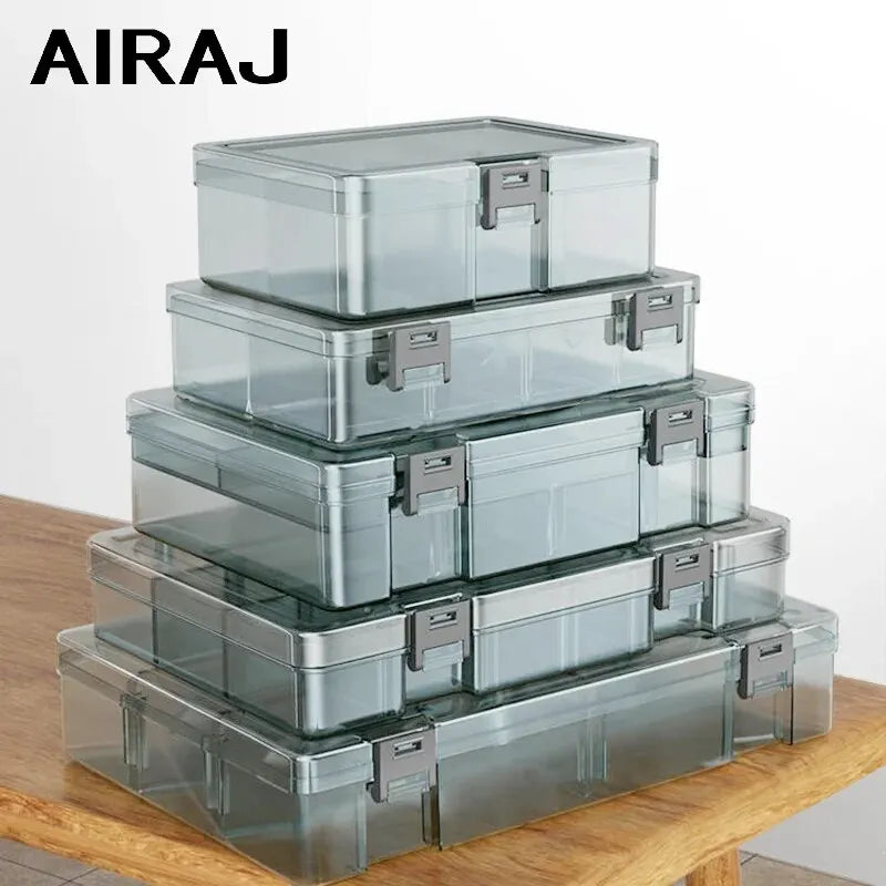 AIRAJ Multifunctional Plastic Tool Parts Box, Small Parts Classification Box, High Hardness And Non Deformable Manual Tool