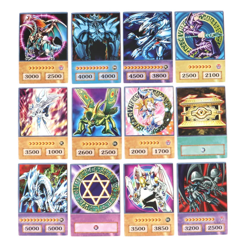 66-148PCS Yugioh Cards with Tin Box Yu Gi Oh Card English Holographic Golden Letter Duel Links Game Card Blue Eyes Exodia