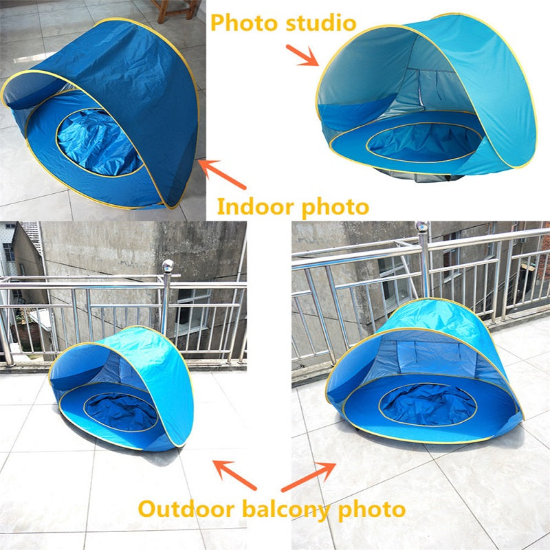 Baby Beach Tent Shade Pool UV Protection Sun Shelter Infant Outdoor Toys Swimming Pool Play House Tent Toys for Kids Children