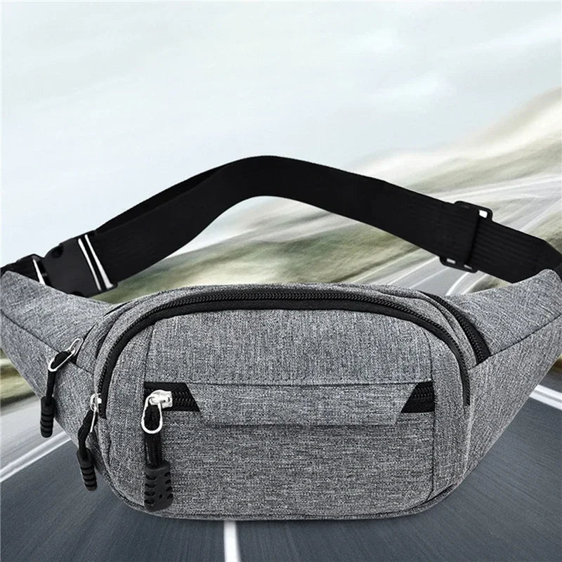 2024 Mobile Waist Bag for Men Women Multifunctional Large Capacity Belt Bag Anti Splash Wear-resistant Construction Site Pochete