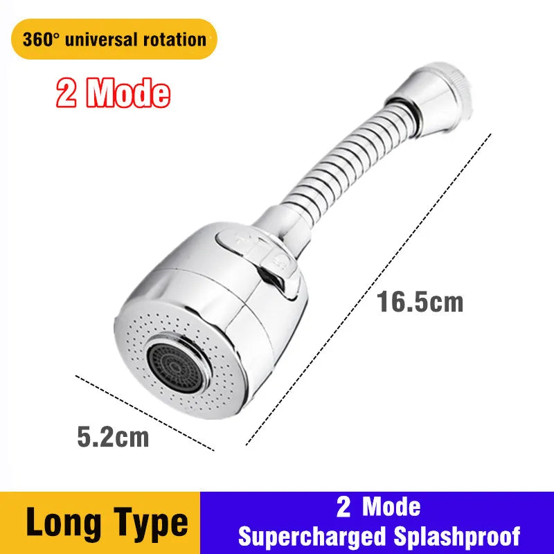 2/3 Modes Sink Faucet 360 Degree Rotation Filter Extension Tube Shower Water Saving Tap Universal Kitchen Gadgets  Accessories