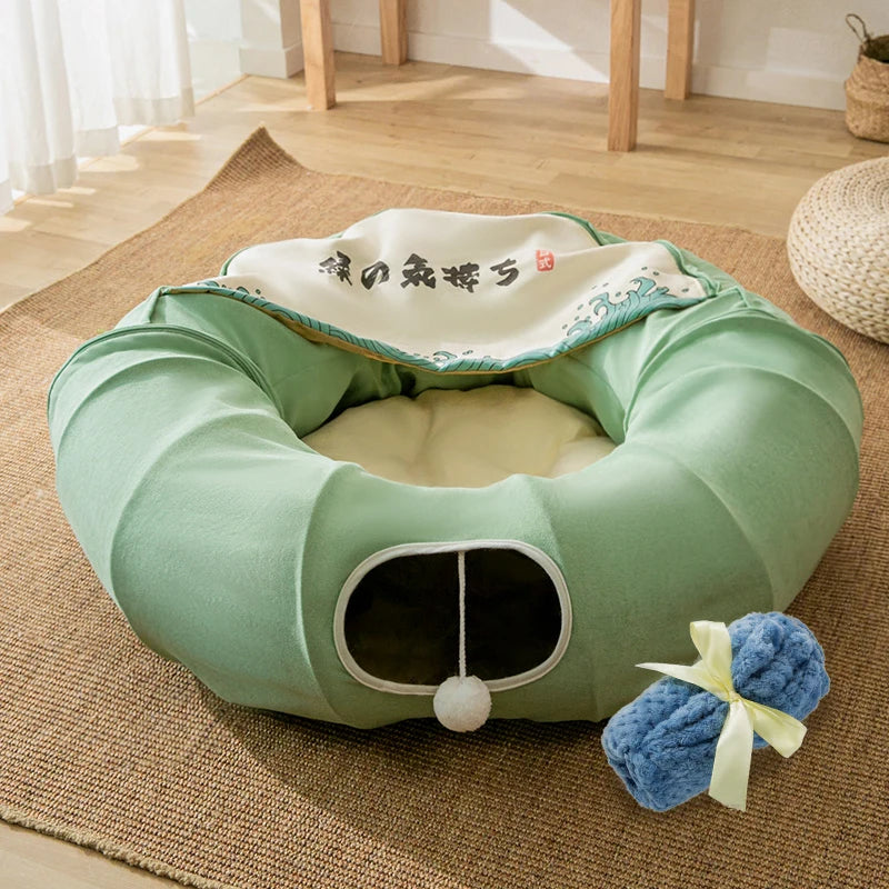 Cat Nest Tunnel Donut Cat a Facility for Children to Bore Tunnel Pet Supplies