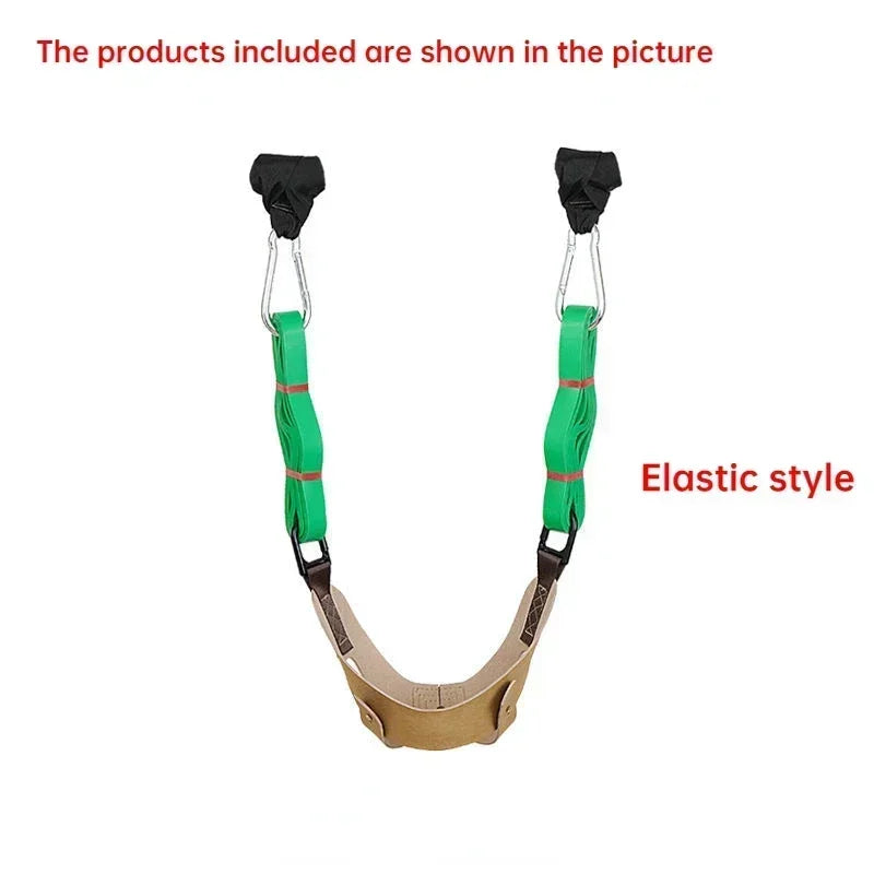 Adjustable Cervical Traction Belt Leather Suspension Neck Strengthening Stretch Frame Home Outdoor Correction Neck Joint Sling