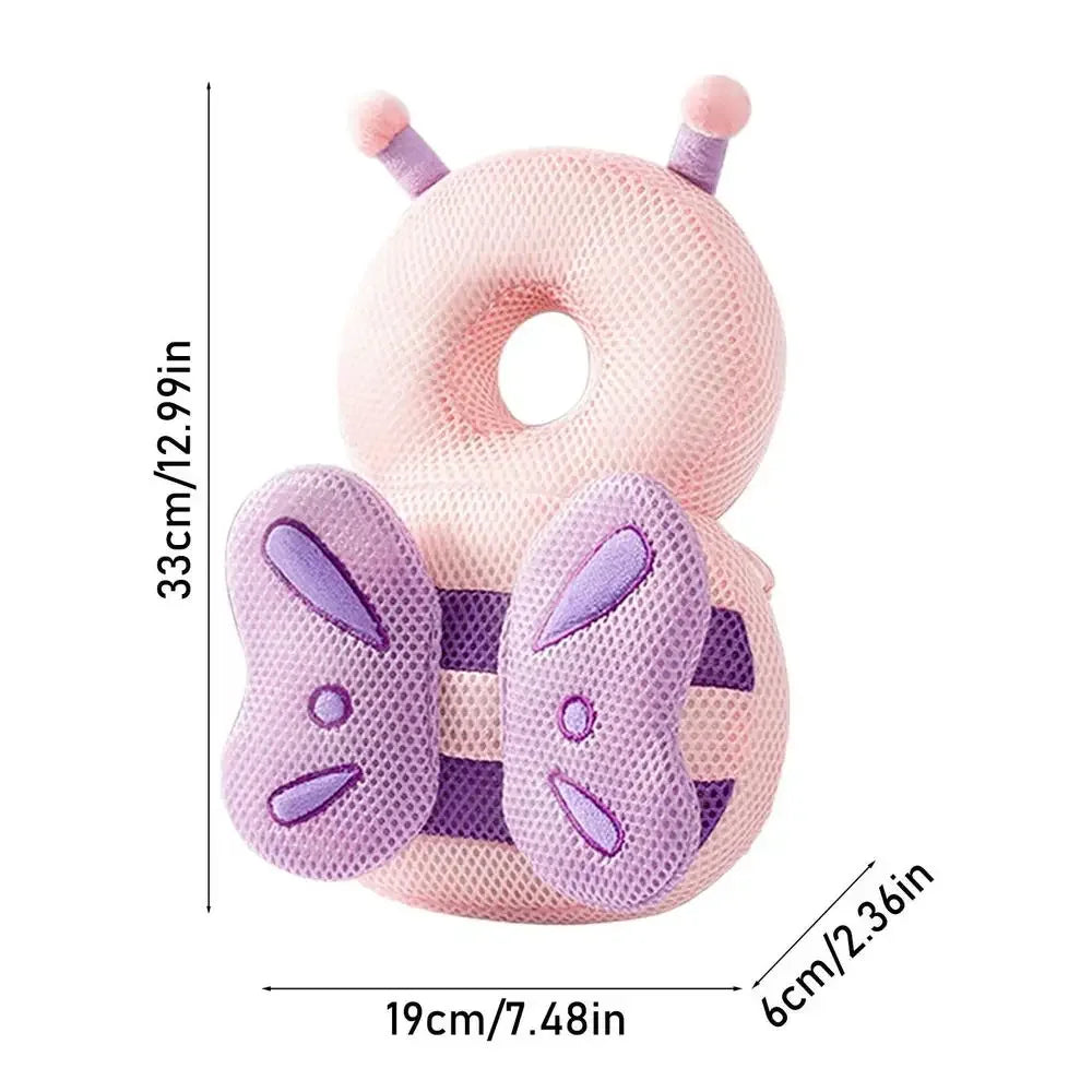 Baby Head Protector Backpack Pillow For Kids 1-3 Y Toddler Children Soft PP Cotton Protective Cushion Cartoon Security Pillows