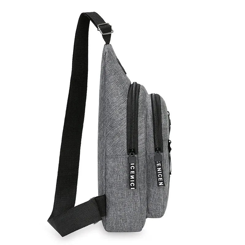 Chest Bag Men's One Shoulder Crossbody Bag Large Capacity Outdoor Sports Leisure Fashion Small Shoulder Bag Backpack Men's