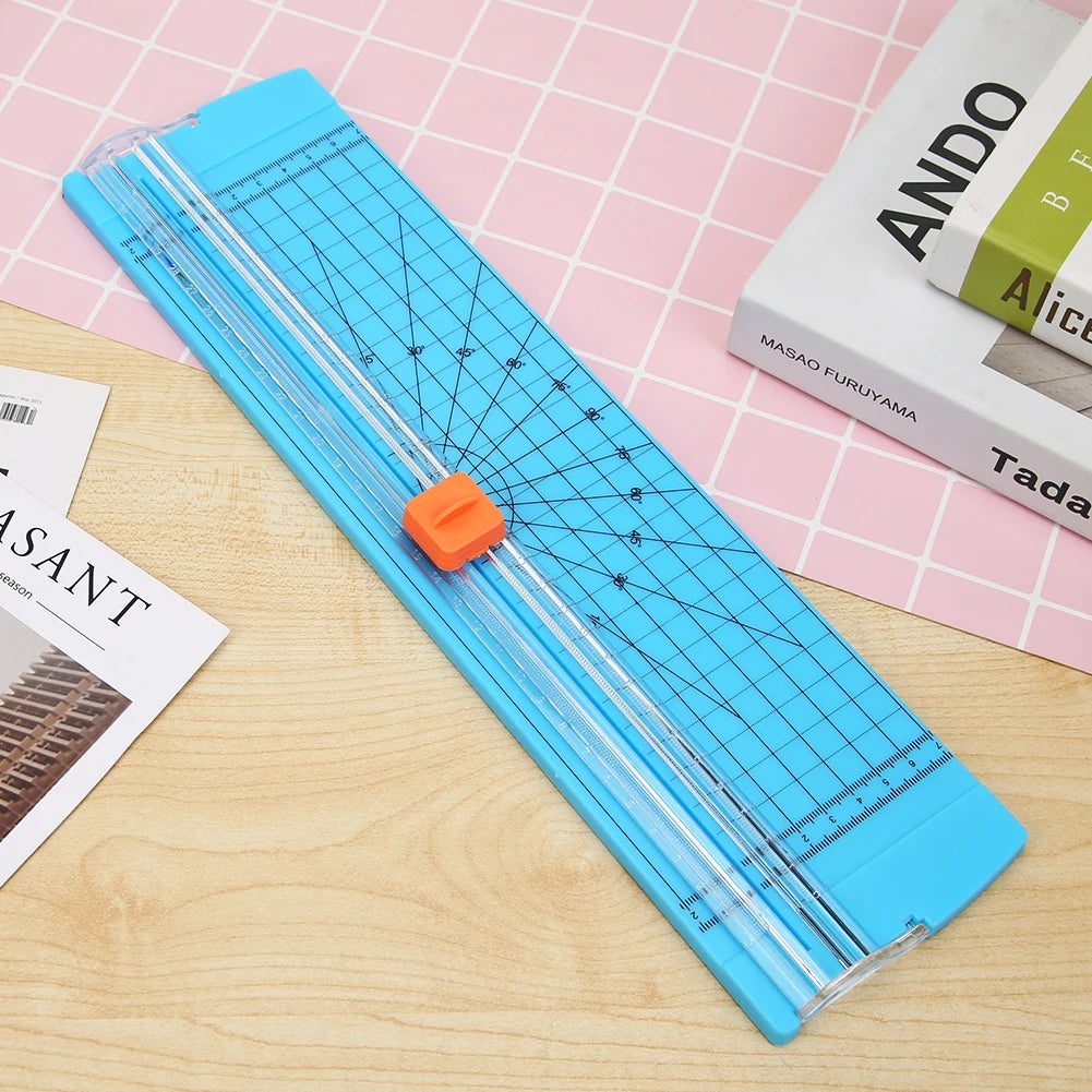 A4/A5 Paper Cutting Guillotine Paper Cutter with Pull-out Ruler for Photo Trimmers Scrapbook Lightweight Cutting Mat Machine