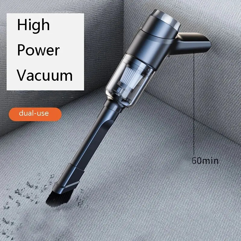 Car Wireless Vacuum Cleaner Powerful High Power Large Suction Mini Handheld Car Vacuum Cleaner Home Indoor