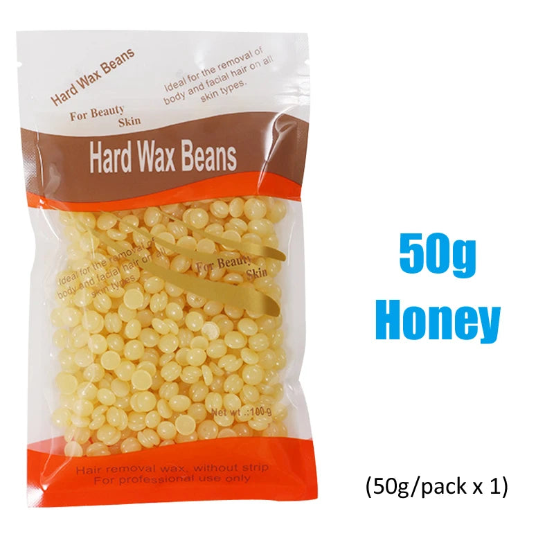 500g/200g/50g Hair Removal Wax Beans for Body Hair Removal Depilatory Wax Heater Removal Hot Film Depilatory Beans Beads