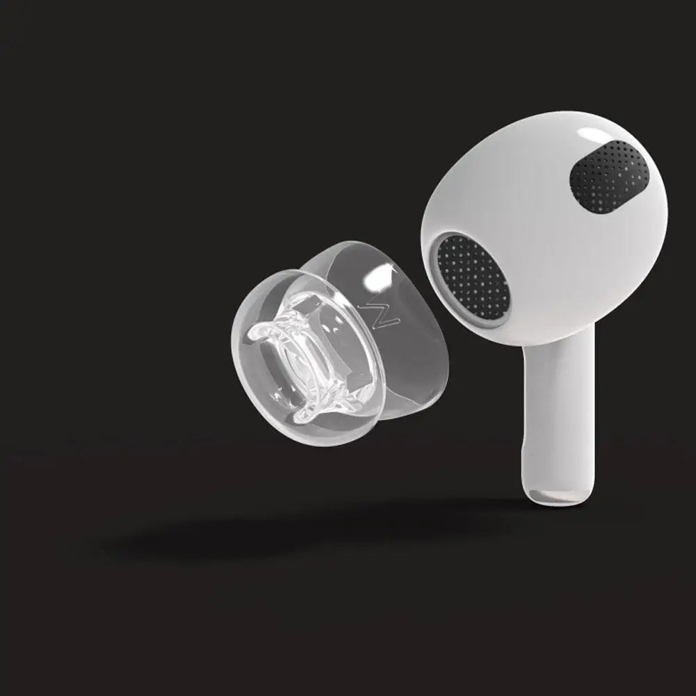 Anti Slip Silicon For Apple AirPods 4 Ear Tip Physical Noise Cancelling Headphone Covers Replacement Earbud Cap Eartips