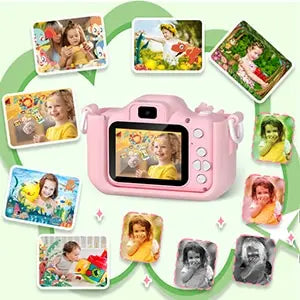 Children Camera 1080P HD Toddler Digital Video Camera 2.0-inch Kids Camera with Silicone Cases Toys for Christmas Birthday Gifts