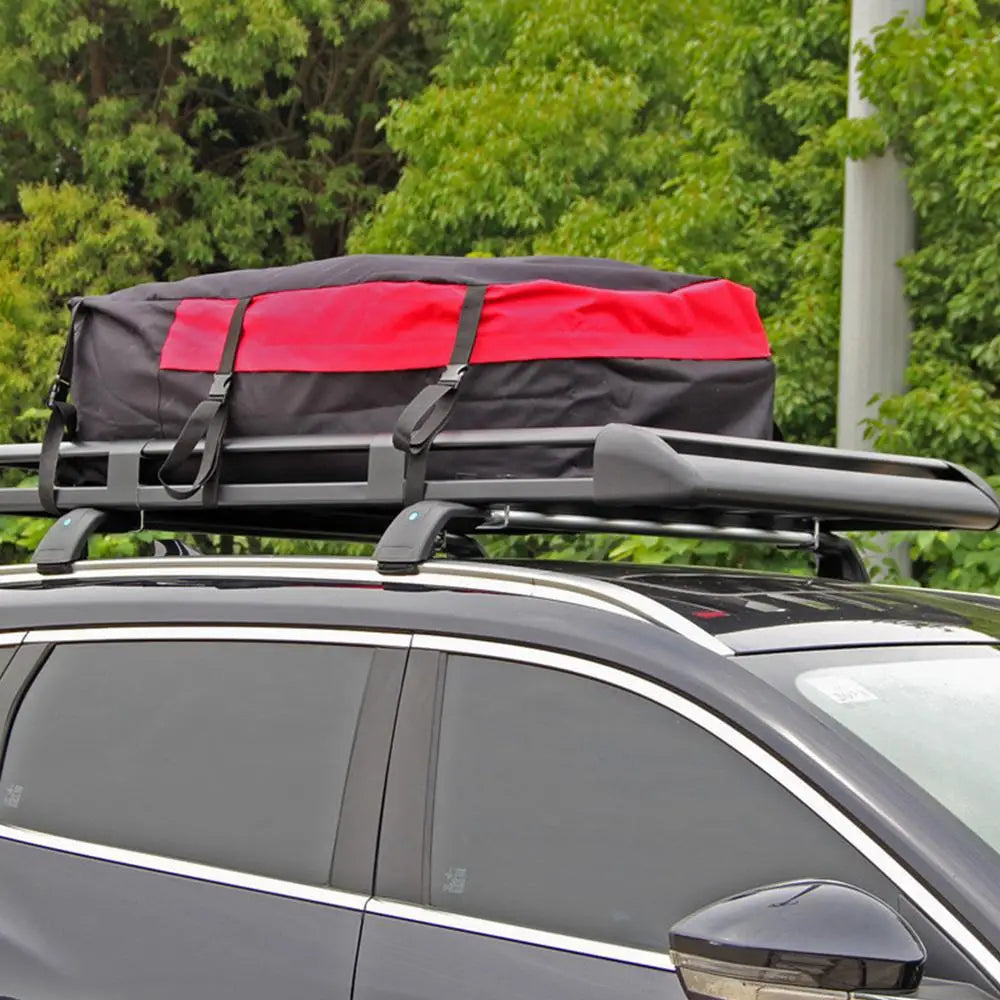 Cargo Box For Roof Rack Waterproof Roof Bag Roof Rack Luggage Box Travel Accessories Car Topper Luggage With Buckle Strap For