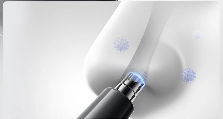 2024 New Xiaomi Mijia Electric Nose Hair Trimmer Nose Hair Portable Rechargeable Nose Hair Trimmer Mini Trimmer Nostril Cleaner