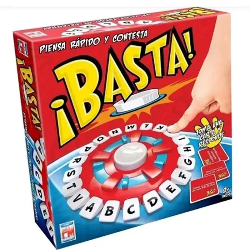 Basta Spanish Word Game Version Think Tapple Board Game Fast-paced Family Gathering Letter Toys Lengua española Juegos De Mesas