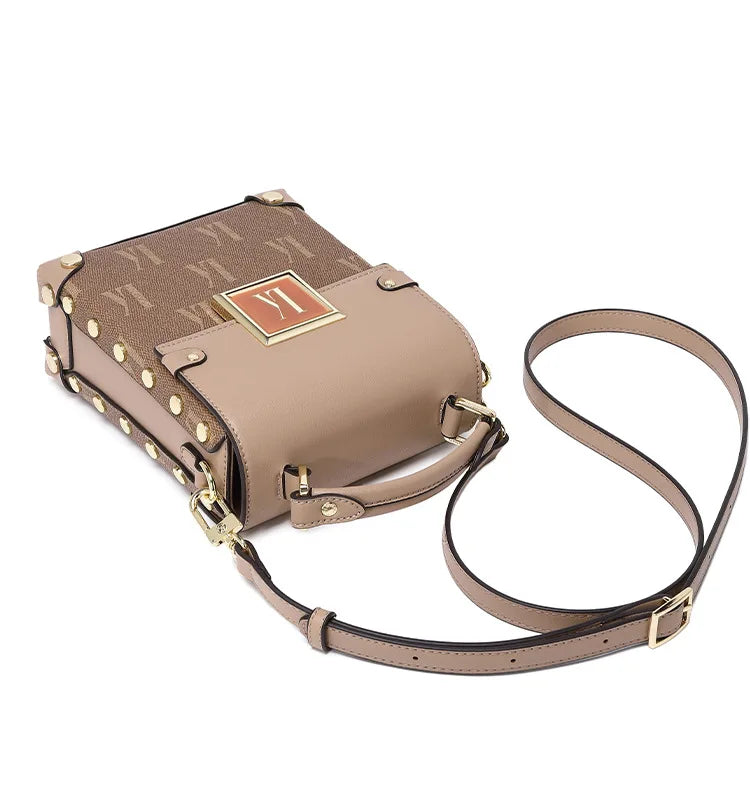 2023 Autumn and Winter Bags Women's Mobile Phone Bags Mini Square Women's Shoulder Crossbody Small Square Bags Luxury Designer