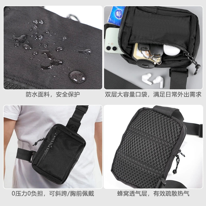 2024 New Sports Chest Bag, Men's Small Backpack, Women's Mobile Crossbody Bag, Mobile Waist Bag, Mini Fashion Shoulder Bag