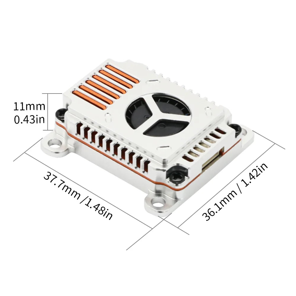 5.8G 5.8GHz 3W Video Transmitter VTX 48CH 25mW/1000mW/2000mW/3000mW adjustable For Long Rang FPV Racing Drone