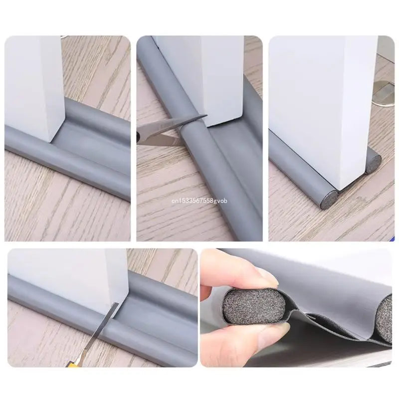 96cm Door Bottom Sealing Strip Stopper Weatherstrip Wind Dust Blocker Protector for Windproof Warm Door Seam Sound Insulation