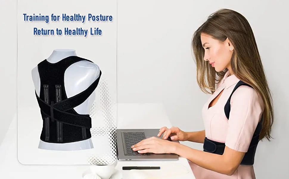 1PC Back Brace Posture Corrector for Women & Men,Back Straightener,Scoliosis and Hunchback Correction,Adjustable Posture Trainer