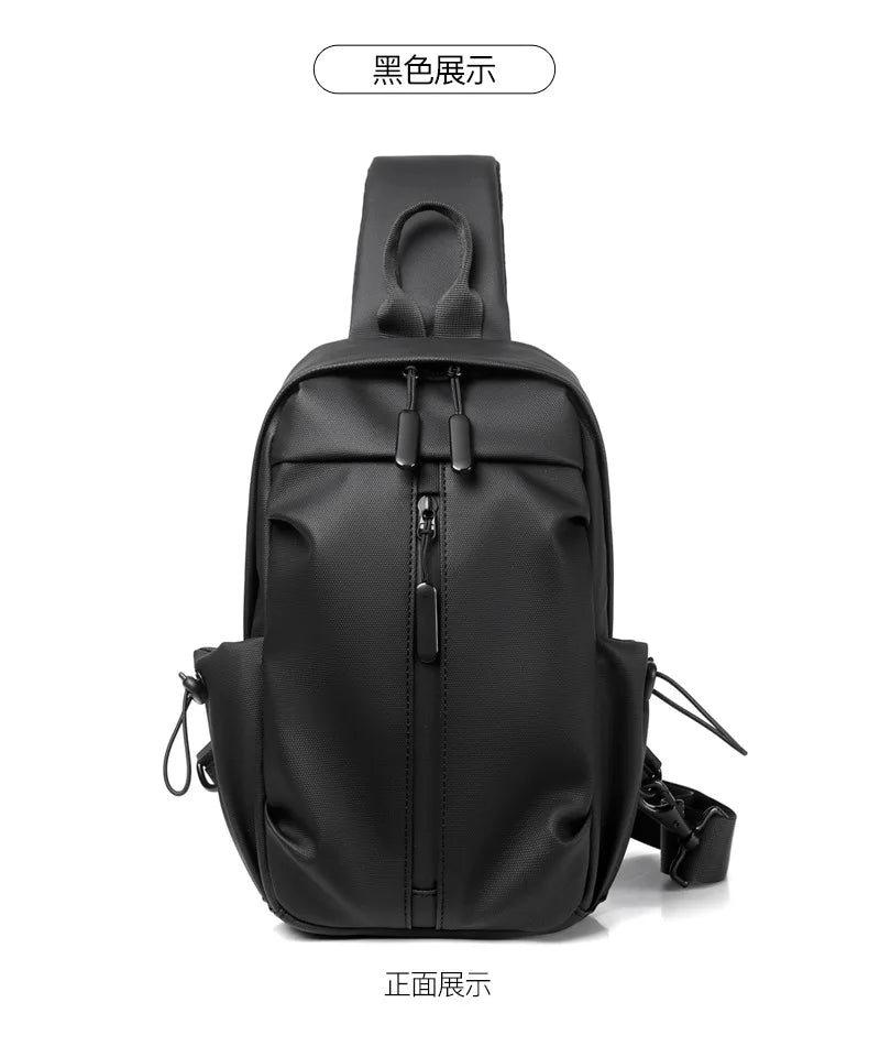 2023 New Multifunctional Chest Bag Men Chest Bag Outdoor Casual Fashion One Shoulder Crossbody Bag