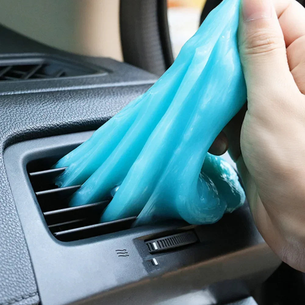 70g Car Cleaning Gel Slime Magic Mud Automobile Air Vent Computer Keyboard Dirt Dust Remover Gel Car Wash Interior Cleaning Tool