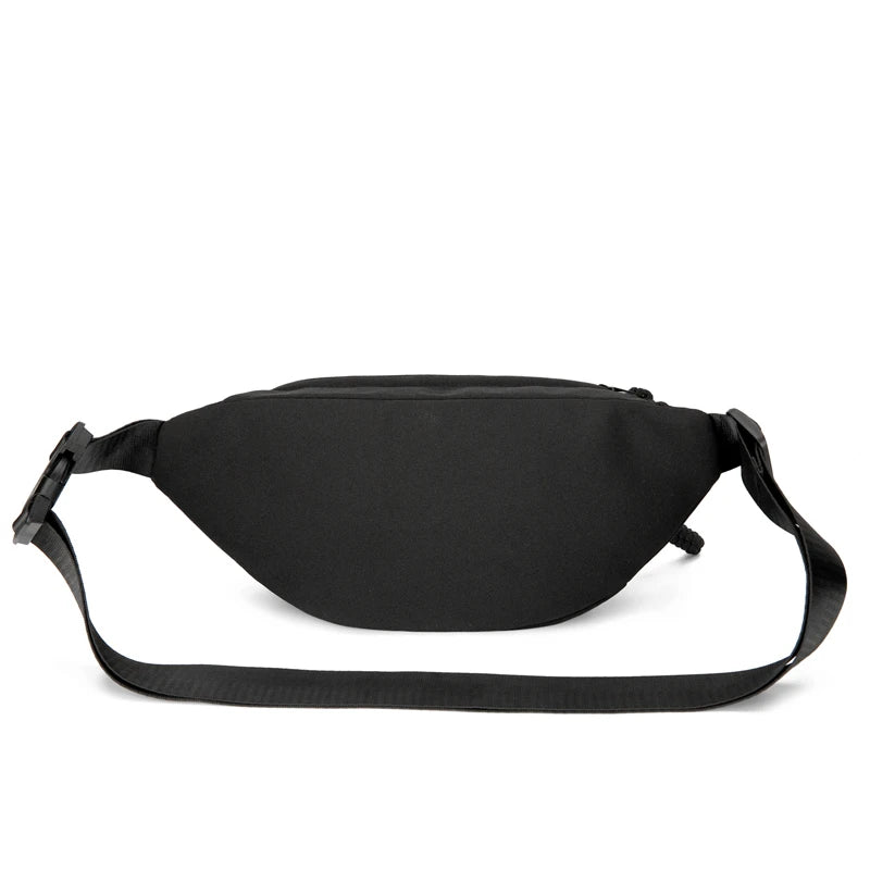 AOTTLA Chest Bag For Men Solid Color Waist Bag High Quality Women Shoulder Bag Multifunction Male Fanny Pack Crossbody Small Bag