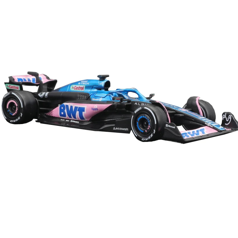 Bburago 1:43 Aston Martin AMR23 Mercedes W14 Red Bull RB19 Miami GP Ferrari SF23 Alpine A523 F1 Model Formula Car Static Racing